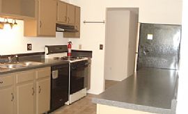 Great Room with Stacked Stone Fireplace in Roswell, GA