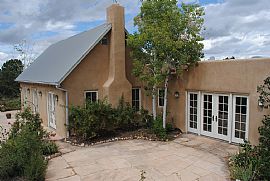 This Northern New Mexico Style House Is Very Private and Secure in Santa Fe, NM