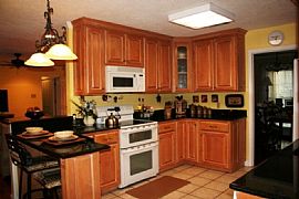 Updated Kitchen with New Cabinets, Granite Counter Tops in Albany, GA (Photo 9 of 11)