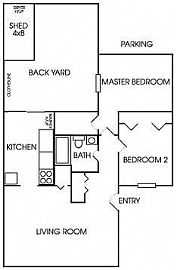 2 Bedroom, 1 Bath in Tucson, AZ (Photo 8 of 9)