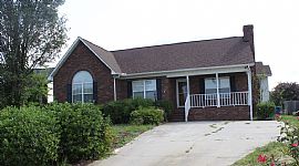  Beautiful Brick Single-Family Home, It Features 3 Beds, 2 Bath in Concord, NC