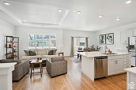 Home Featuring a Modern Aesthetic Throughout. It Boasts a Spaci in Lehi, UT (Photo 2 of 12)