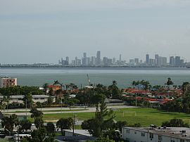 Spectacular View of Downtown and the Bay in North Bay Village, FL