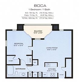 Spacious 1 bedroom/1 bath Plus Garage! in West Palm Beach, FL (Photo 2 of 6)