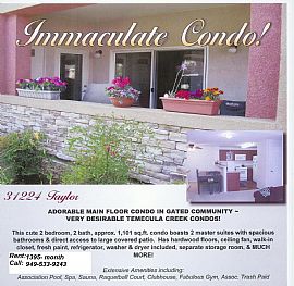 Beautiful Condo in Temecula in Temecula, CA