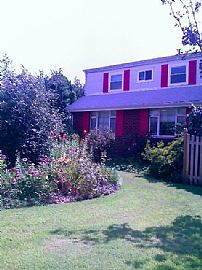 English cottage style  Cape Cod gardens in Alexandria, VA