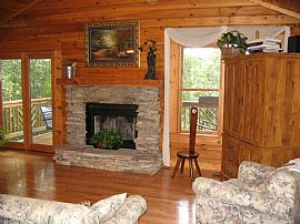 Jonathan Creek Log Home in Waynesville, NC (Photo 2 of 5)