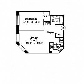 Bright & spacious 1 br apt with balcony in Rego Park, NY (Photo 2 of 2)