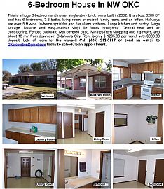 6-Bedroom House in NW OKC in Oklahoma City, OK