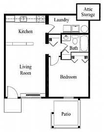 Ranch Style 1 bedroom apartments in Roseville, MI (Photo 1 of 4)