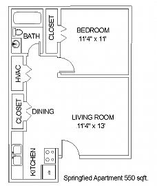 Springfield One Bedroom in Norman, OK