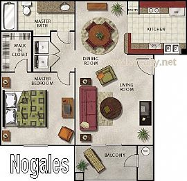 1BR/1BA Condo for RENT in Las Vegas, NV (Photo 4 of 5)