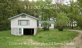 Ranch House for rent on a 320 Acre Horse Farm - 3 Bed, 2 Bath in Mansfield, MO