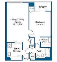1-2 BR, 1-2 BR Apartments  With DC Views In Pentagon City in Arlington, VA (Photo 7 of 9)