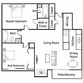 Cozy 2 BR, 1.5 BA Apartment with Big Balcony - 900 Sq. Ft. in Denver, CO (Photo 12 of 12)
