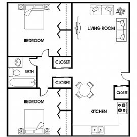 Outstanding 2 Bedroom Apartment with Up to One Month Free in Denver, CO (Photo 11 of 12)