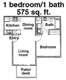 Affordable 1 Bedroom Apartment Features Exceptional Location  in Beaverton, OR (Photo 1 of 6)