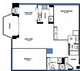 2 BR, 2 BA Condo - Live Atop The Ballston Metro (alta Vista) in Arlington, VA (Photo 3 of 3)