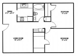 Pristine 2 Br, 1 Ba Apartment - Free Rent - No Application Fees in Greenville, SC