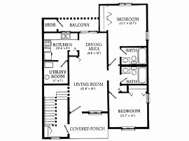 Spacious 2nd Floor, 1 Bedroom Home with Cathedral Ceilings! in Clinton Township, MI (Photo 7 of 7)