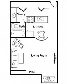 Studio Apartment - Perfect For One Or Two People  in Denver, CO