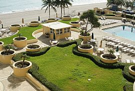 Furnished 1 Bedroom Ocean Front Condo with Balcony in Hollywood, FL