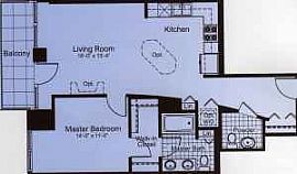 Nice 1 Bedroom Condo - 900 Sq. Ft. in Skyscape Downtown - $1495 in Minneapolis, MN (Photo 2 of 5)