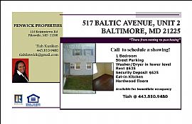 Nice 1 Bedroom Apartment with Hardwood Floors Throughout in Brooklyn, MD (Photo 8 of 8)