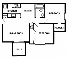 Spacious 2 Bedroom Apartment in Prime Location to Dayton Mall in Centerville, OH (Photo 1 of 7)