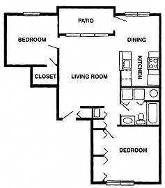 Spacious 2 Bedroom Apartment in Prime Location to Dayton Mall in Centerville, OH (Photo 2 of 7)