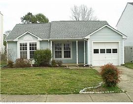 Newly Painted 3 Bedroom Home with 1 Car Garage in Ocean Lakes  in Virginia Beach, VA