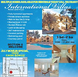 Posh 3 Bedroom Apartment Near MGM, Ready Now, $500 Cash Bonus in Las Vegas, NV