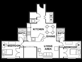 Conducive 4 Bedroom Apartments in UCF Affiliated Housing in Alafaya, FL (Photo 3 of 7)