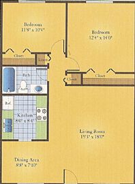 Prestigious 2 Bedroom Apartment Hidden Oaks Apartments in South Daytona, FL (Photo 6 of 7)