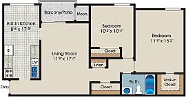 Accommodating 2 Bedroom Apartment for Short Term in Rosedale, MD (Photo 2 of 6)