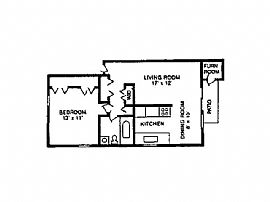 1 Bed 1 Bath Large W/washer and Dryer Hookups in Grand Rapids, MI (Photo 5 of 5)