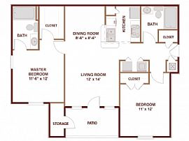 Spacious 2 Bedroom/2 Bathroom with Great Deal in Overland Park, KS