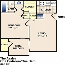 San Antonio 1 Bed with Balcony, Fireplace in Castle Hills, TX (Photo 2 of 5)