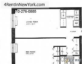 New York - 1bd/1bth 645sqft Apartment For Rent. Pa