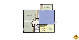 2 Bedrooms Apartment - Woodlake Village Enjoys Eas