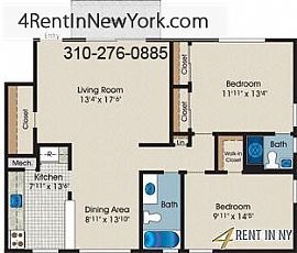 1,760 / 2 Bedrooms - Great Deal. Must See!