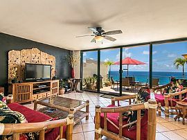  Puu Poa Oceanfront Condo, Beautifully Remodeled and Furnished.
