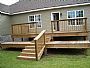 Back of house/wood deck