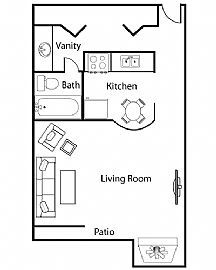 Studio Apartment - Perfect For One Or Two People 