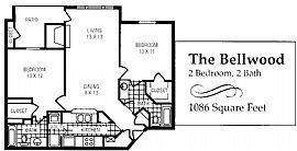 Deluxe 2 Bedroom Apartment on 3rd Floor -  Bellwood!